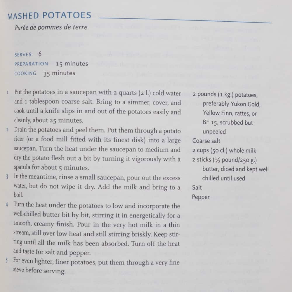 Joel Robuchon's mashed potatoes 