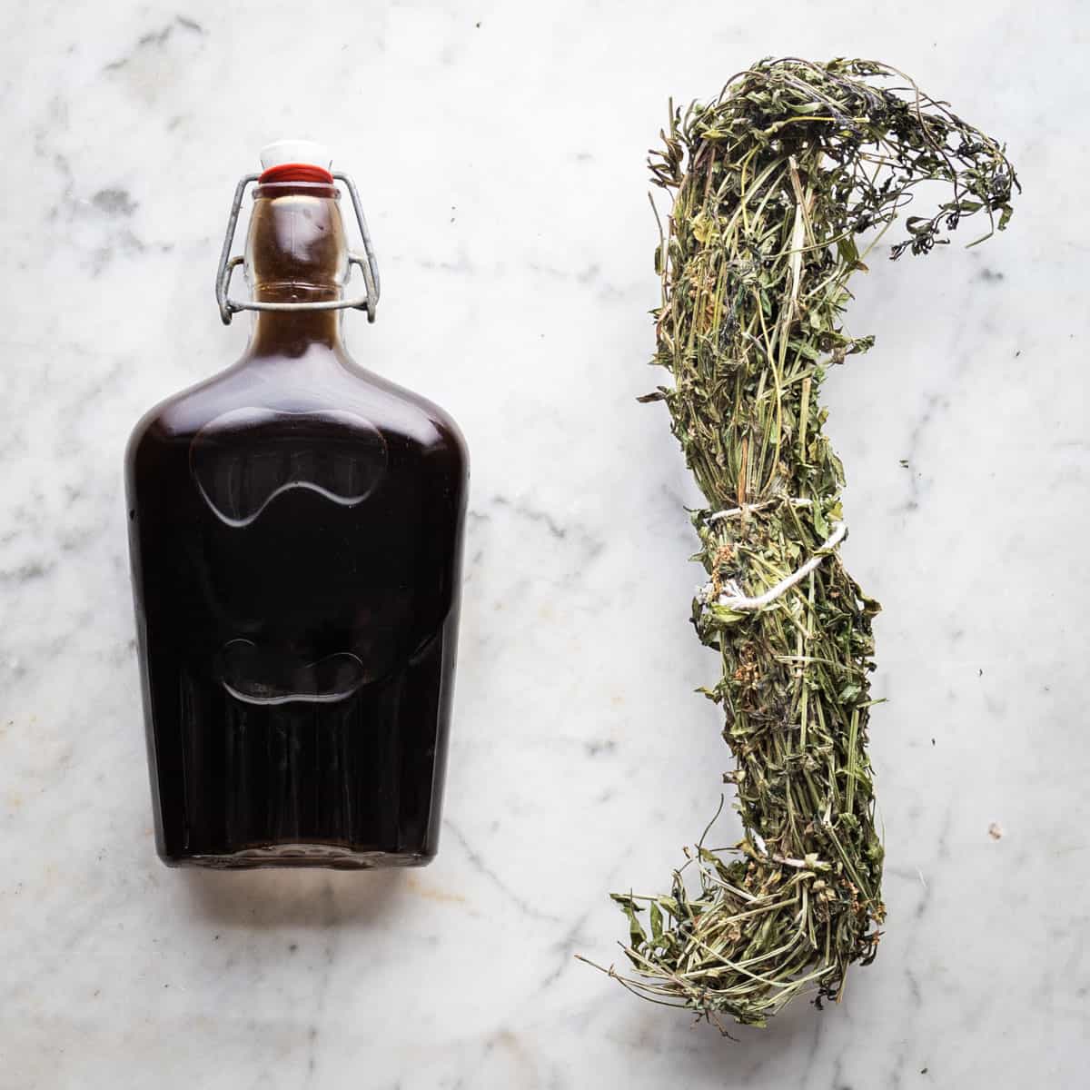 Foraged Vanilla Extract Made from Galium Triflorum or Sweet Woodruff