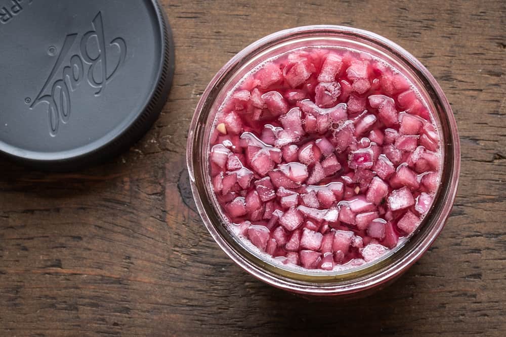 Onions Pickled in Wild Fruit Vinegar