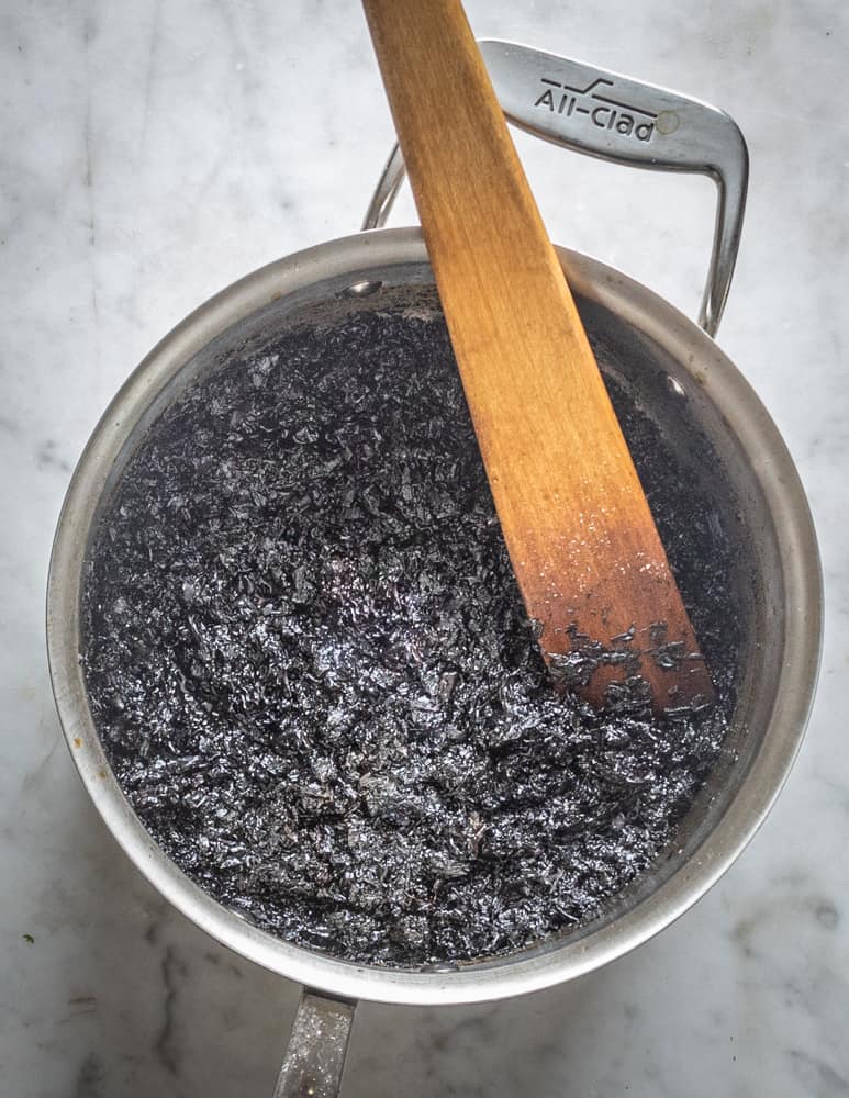 Black trumpet mushroom jam