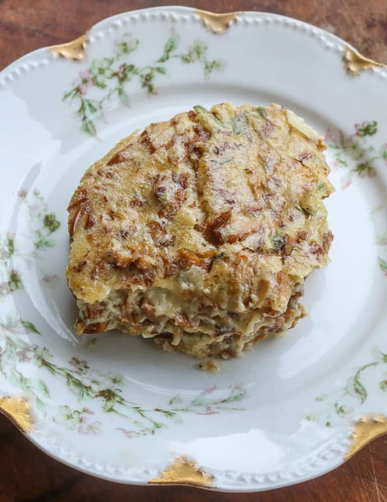 Creamy Baked Chanterelle Frittata FORAGER CHEF