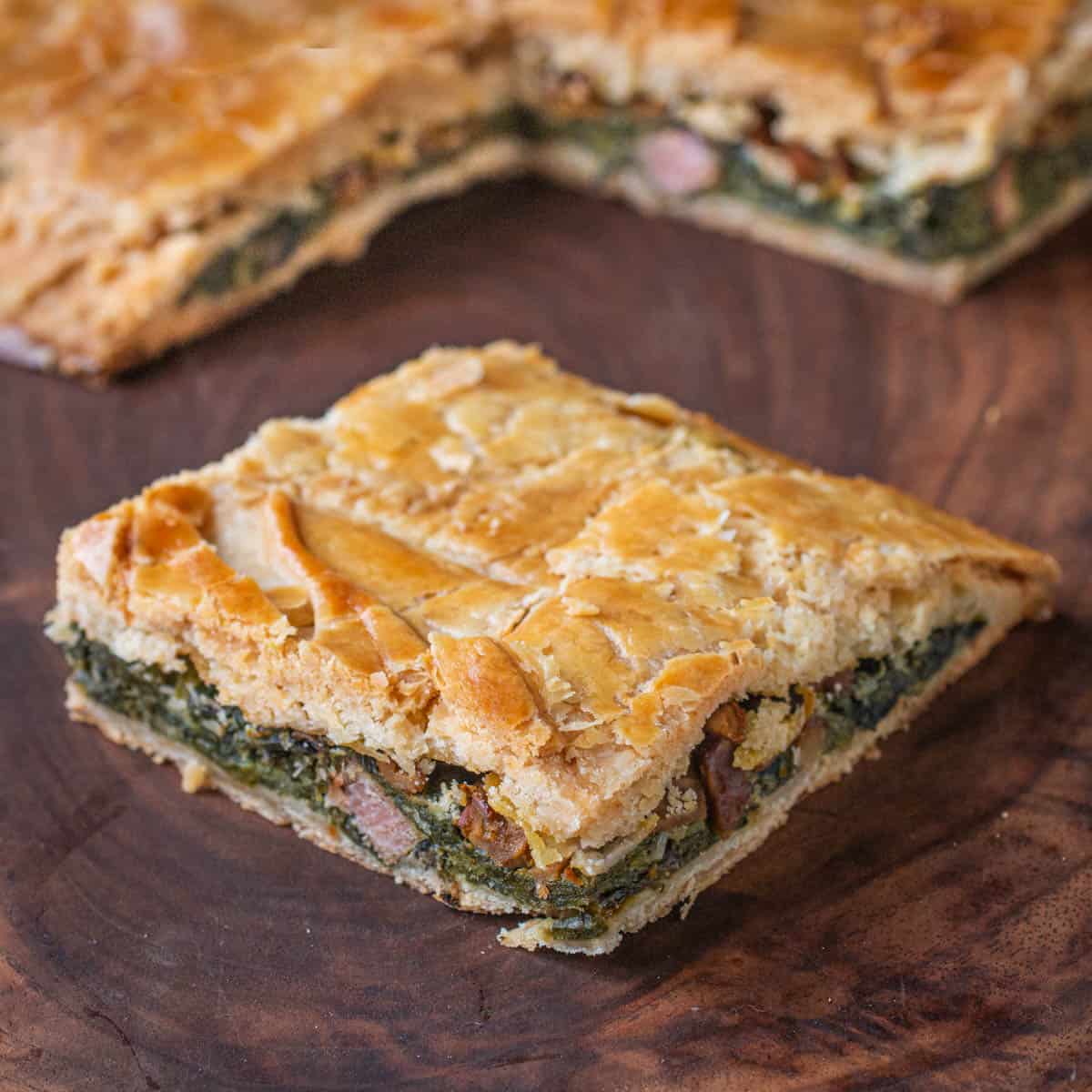 Erbazzone, Italian Foraged Greens Pie