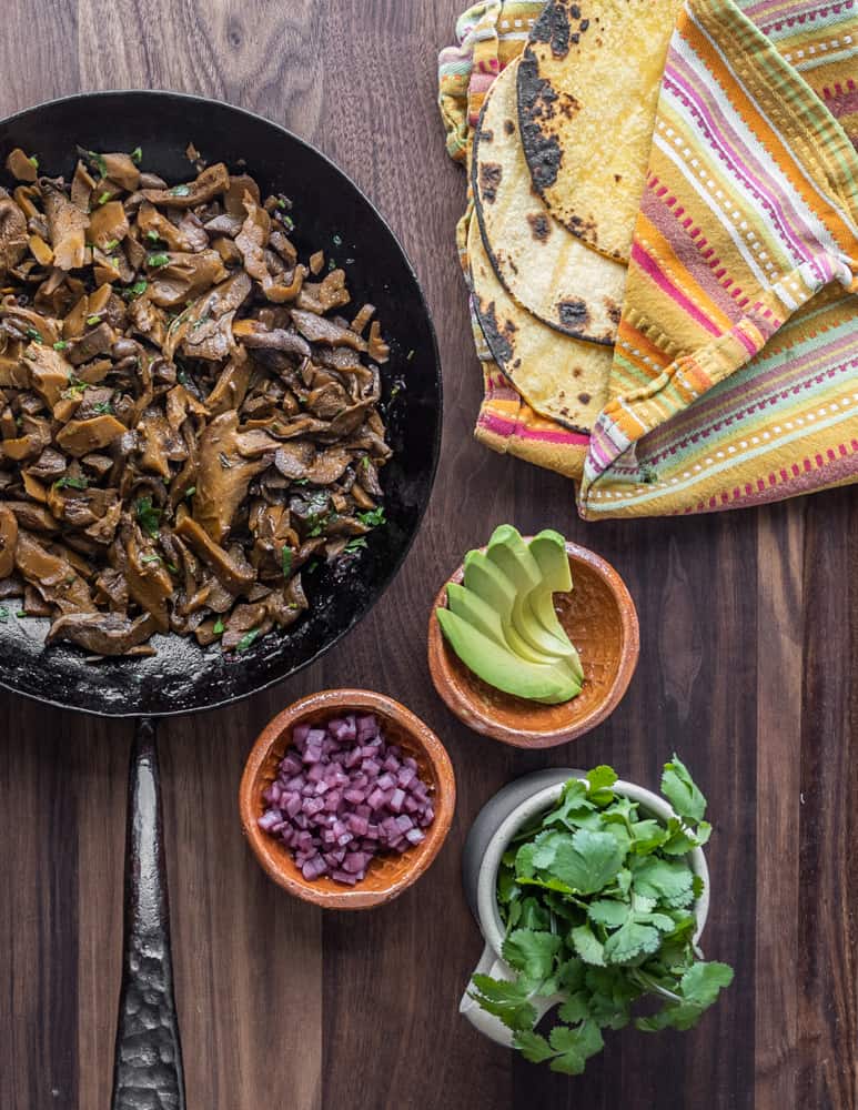 Hen of the woods or wild mushroom barbacoa recipe