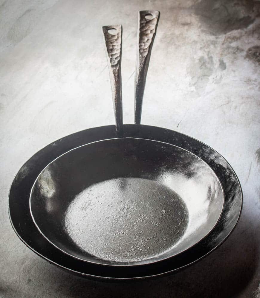 Carbon Steel Fry Pans - Hand Forged, Carbon Steel