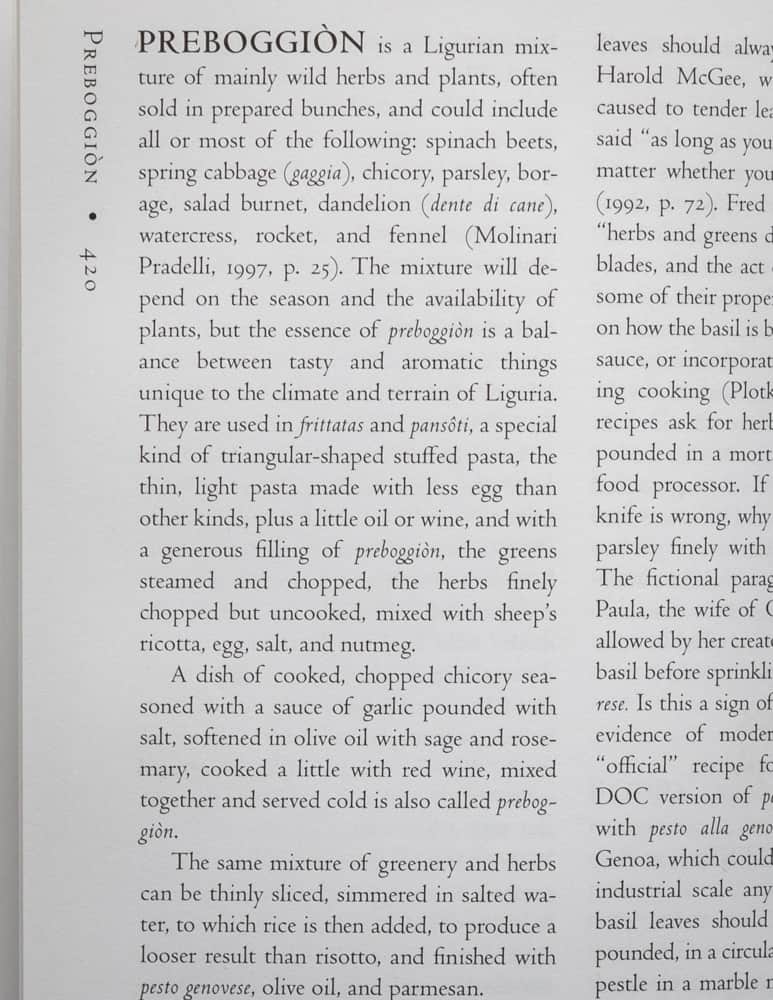 A description of Italian preboggion from the Oxford guide to Italian cuisine