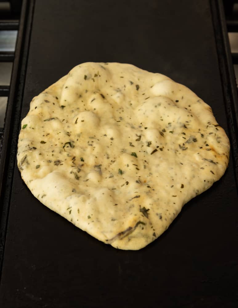 Wild herb flatbread