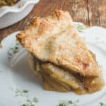 Green pumpkin mock apple pie