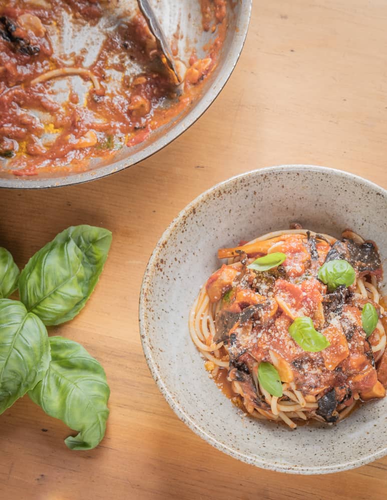 Capellini alla checca with wild mushrooms (17)