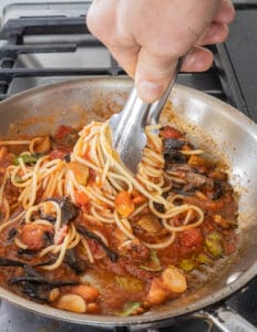Capellini Pasta alla Checca with Mushrooms - Forager | Chef