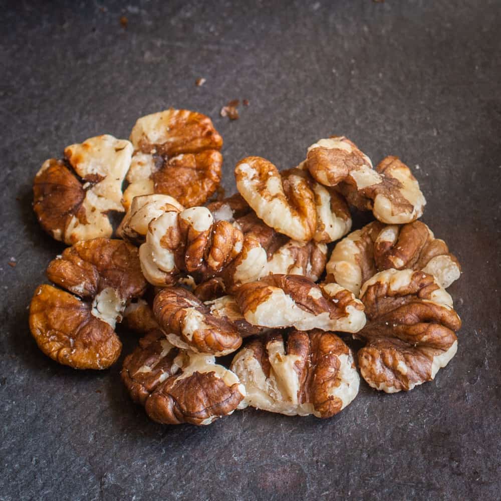 shagbark hickory nuts or Carya ovata