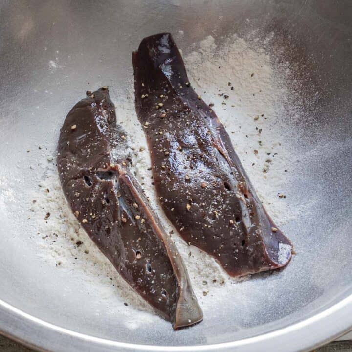 Veal Liver with Mushrooms, Bacon and Onions Forager Chef