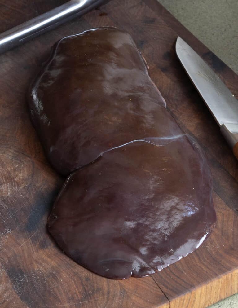 Veal Liver with Mushrooms, Bacon and Onions Forager Chef