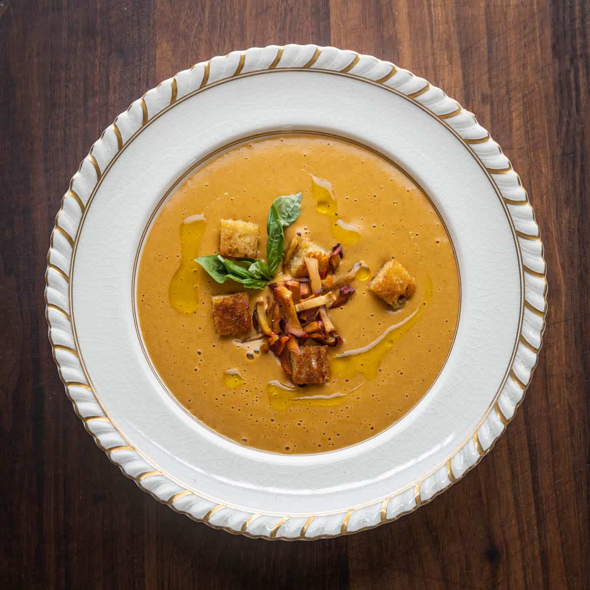 Creamy Lobster Bisque with Sherry and Thyme - A Hint of Wine