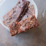 Ground venison or deer jerky with serviceberries recipe