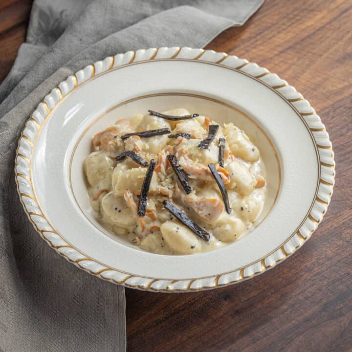 Creamy Black Truffle Gnocchi with Mushrooms Forager Chef