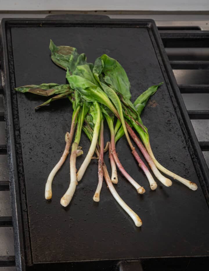 Grilled Ramps Forager Chef