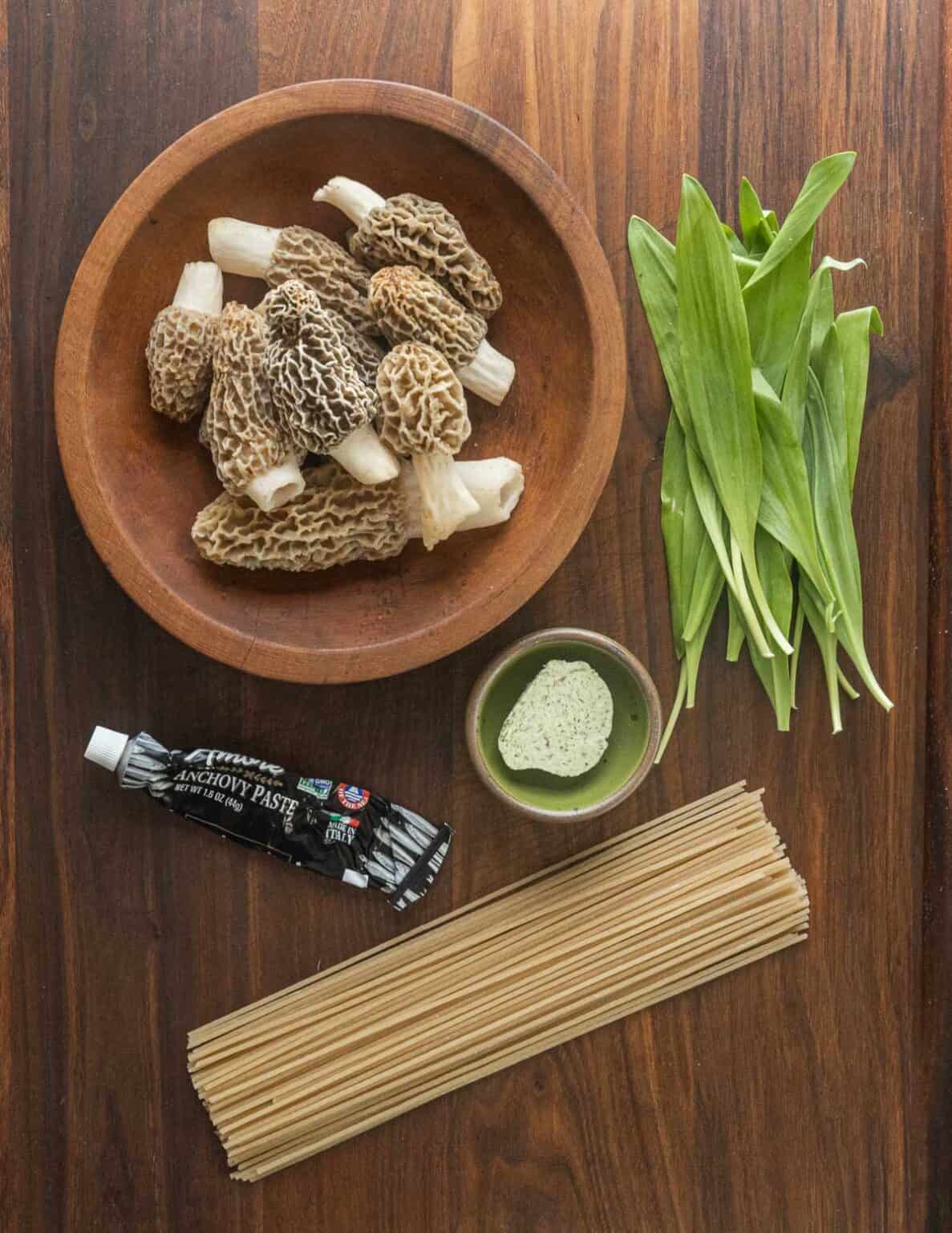 Ramp and Morel Mushroom Spaghetti Recipe Forager Chef