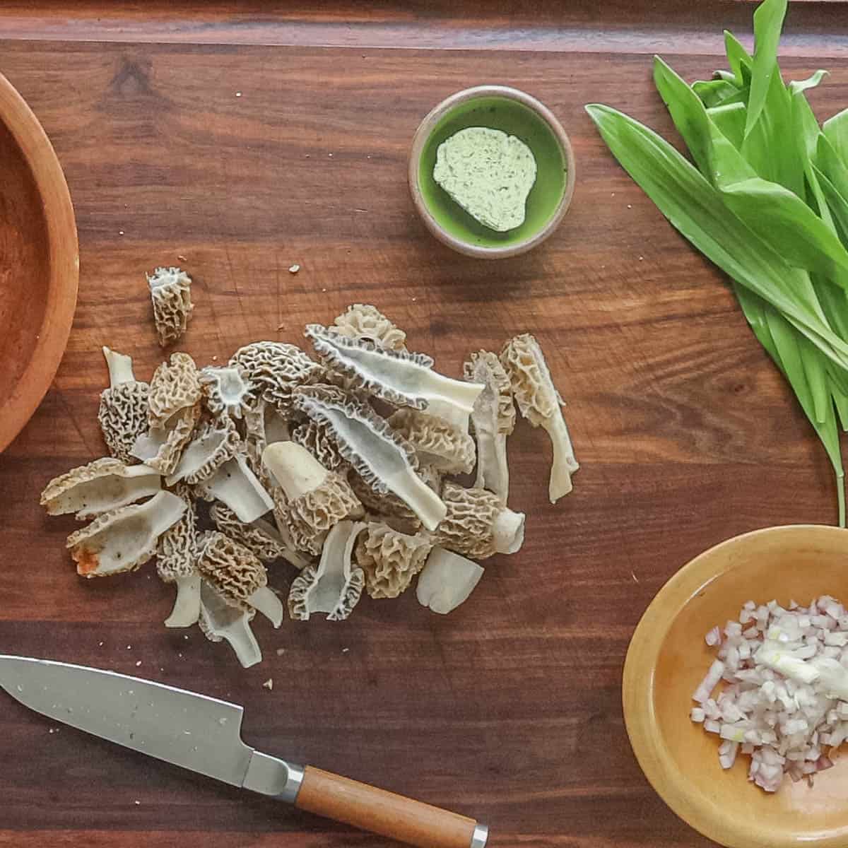 Ramp and Morel Mushroom Spaghetti Recipe Forager Chef