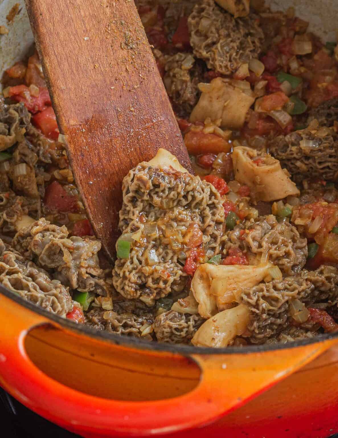 Mushroom Matar (Morel Curry with Peas) Forager Chef