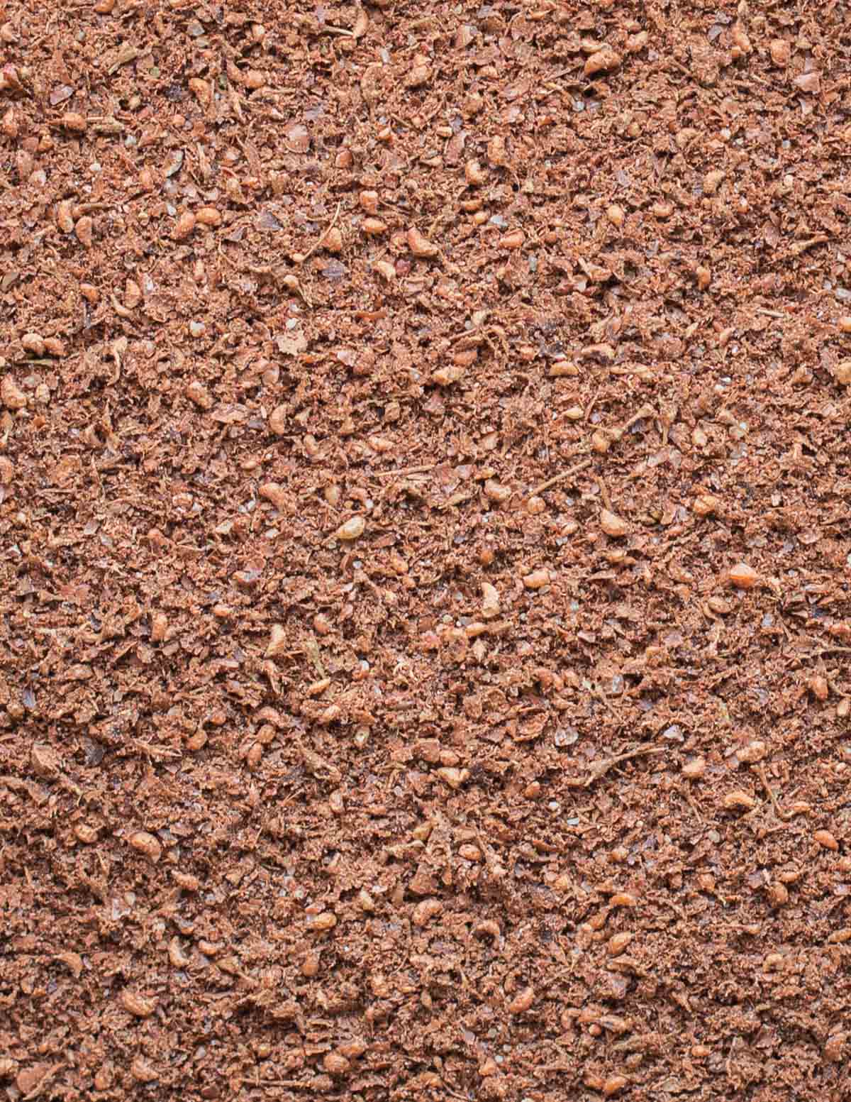 A close up image of dock seed flour. 