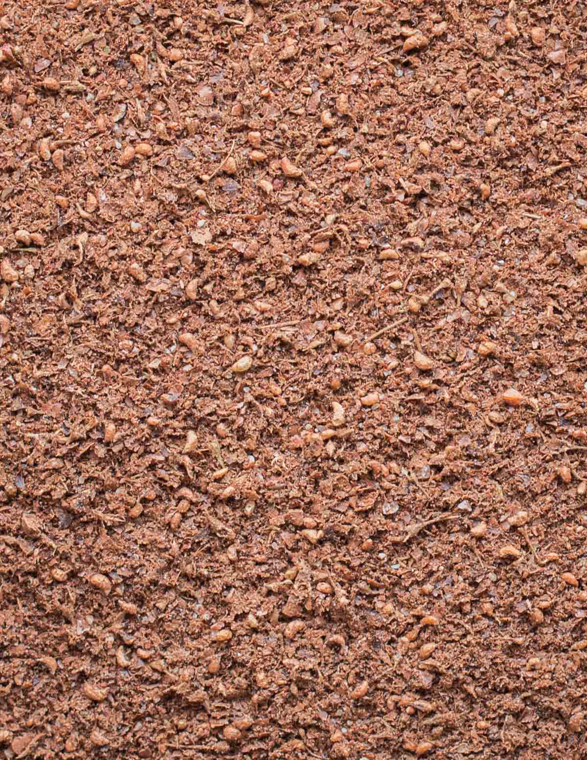 A close up image of dock seed flour.