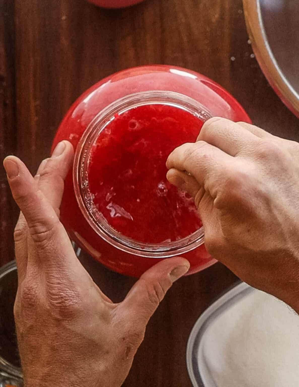 How to Make Foraged Fruit Scrap Vinegar