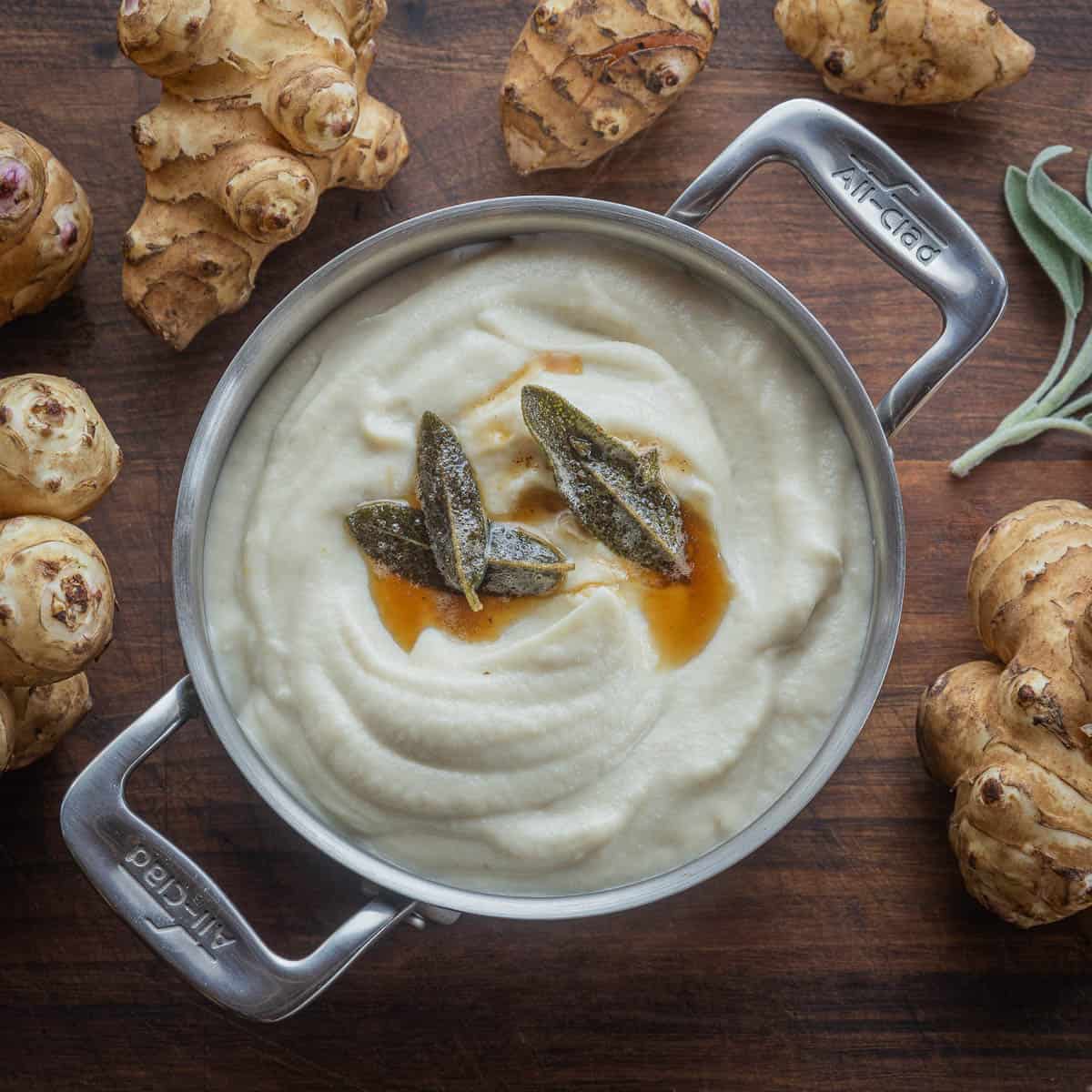 Jerusalem Artichoke or Sunchoke Puree-image