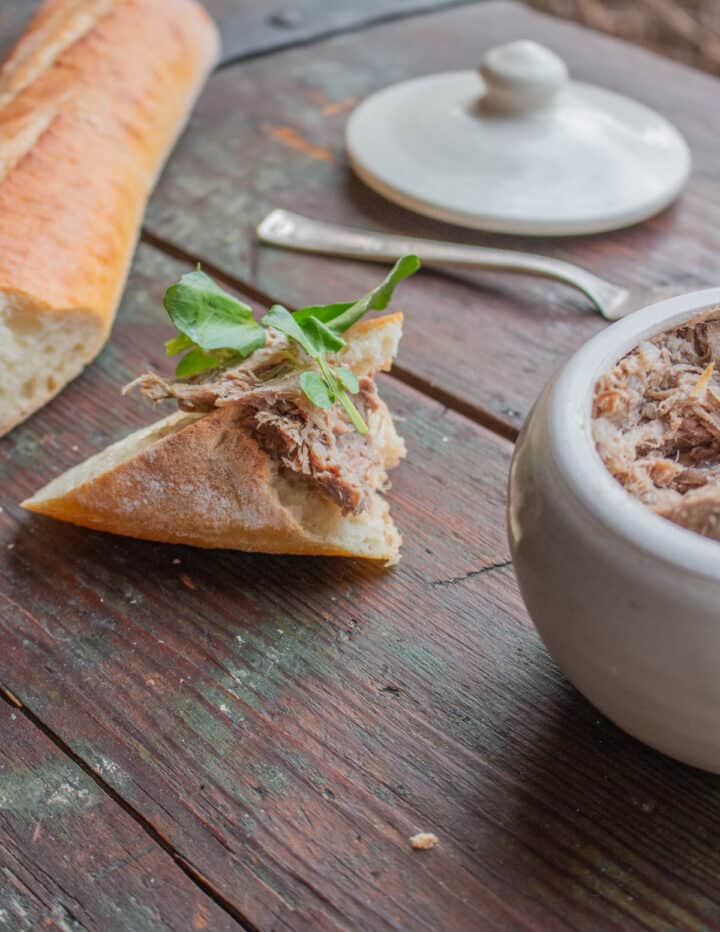 Homemade Rillettes (& Sous Vide Confit) - Forager | Chef
