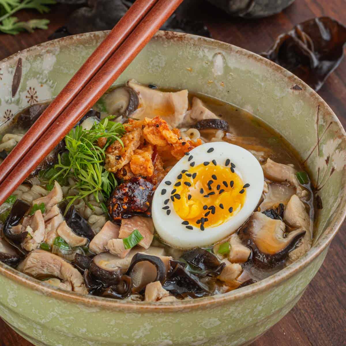 Wood Ear Mushroom Ramen Forager Chef
