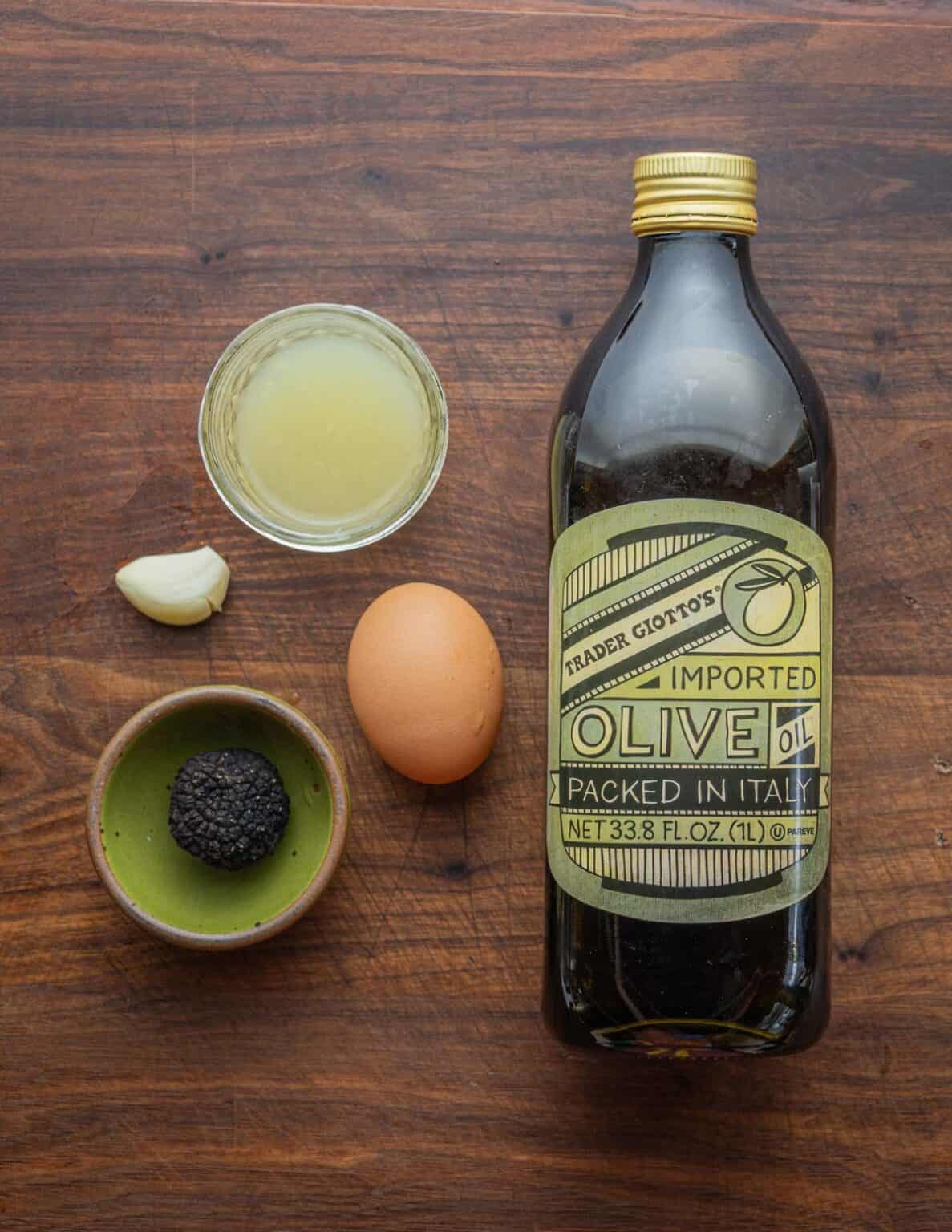 Homemade Garlic & Black Truffle Aioli (Recipe) Forager Chef