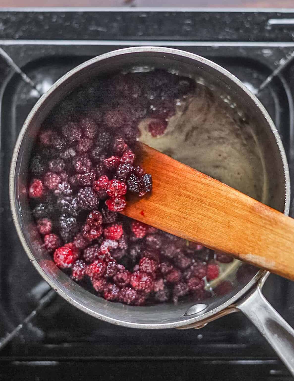 Frozen Black Raspberry Homemade Black Raspberry Ice Cream - Forager | Chef