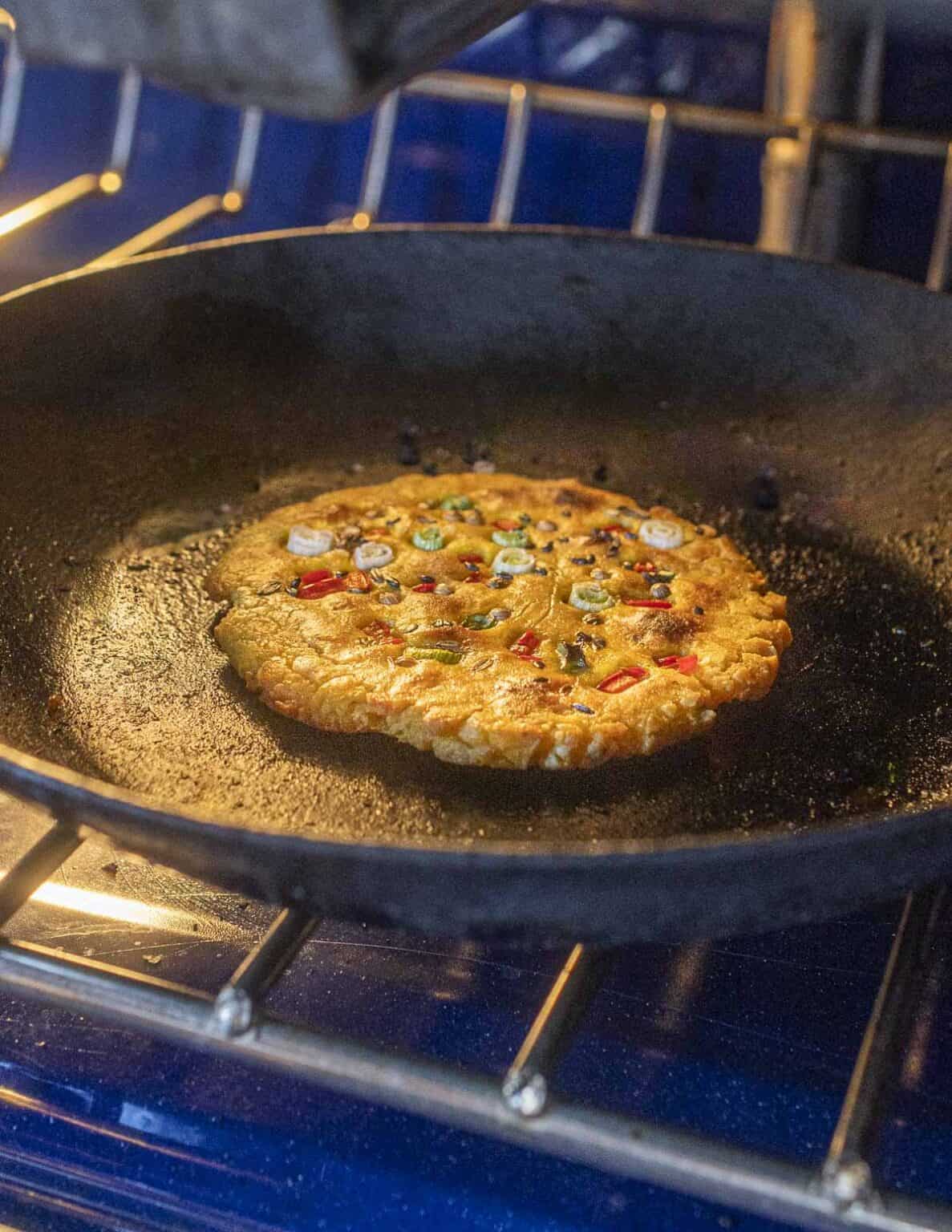 Missi Roti: Indian Chickpea Flour Flatbread - Forager | Chef