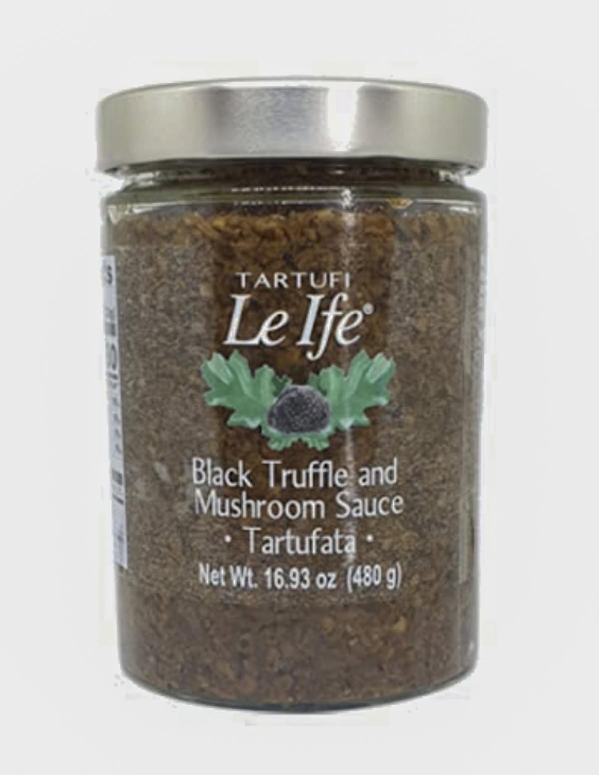 A jar of truffle tartufata sauce. 